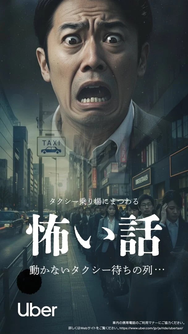 Uber「本当にあったタクシーの怖い話」 サムネイル
