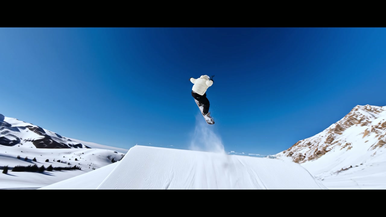 【架空】スノーボードギア ブランドムービー キャプチャ1